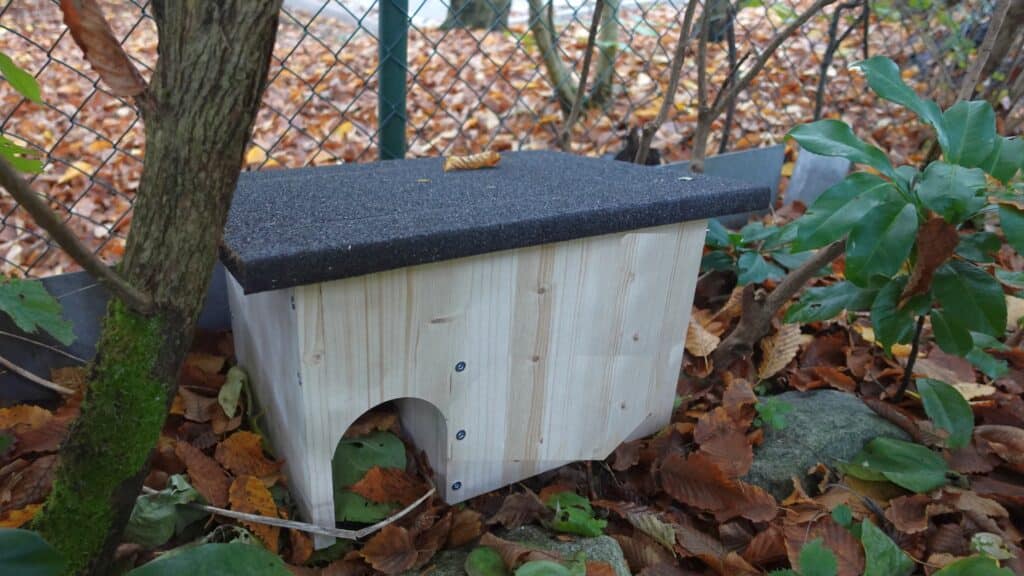 Ein Igelhaus selber bauen