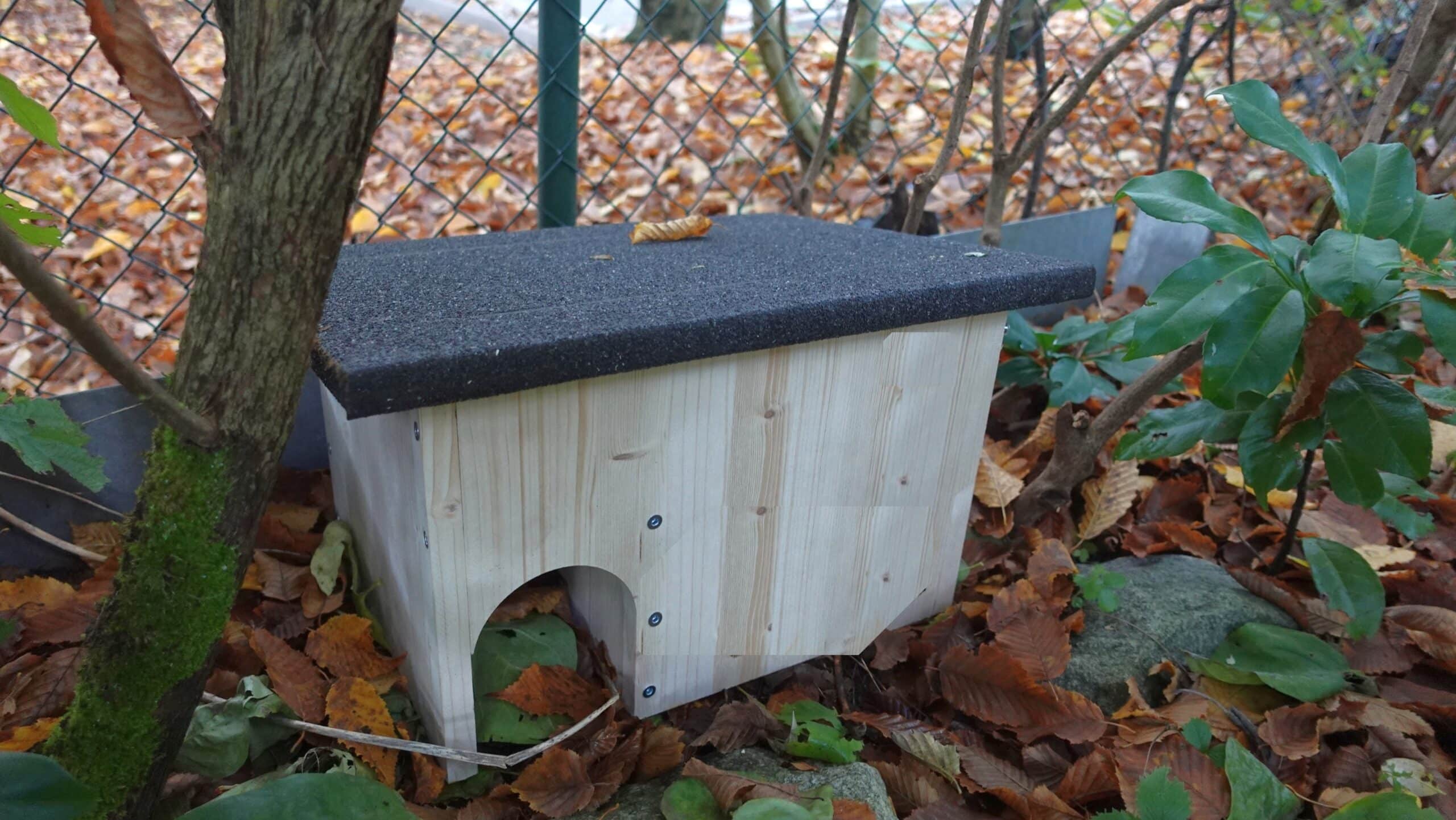 Igelhaus selber bauen