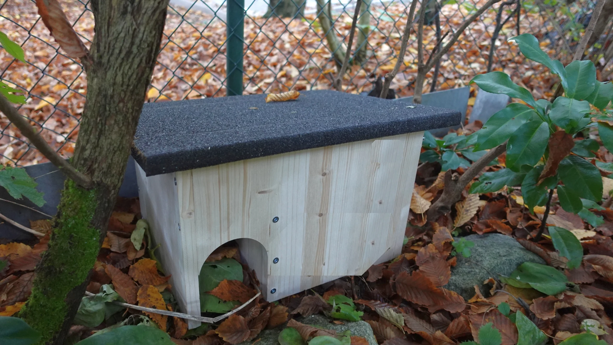 Igelhaus selber bauen